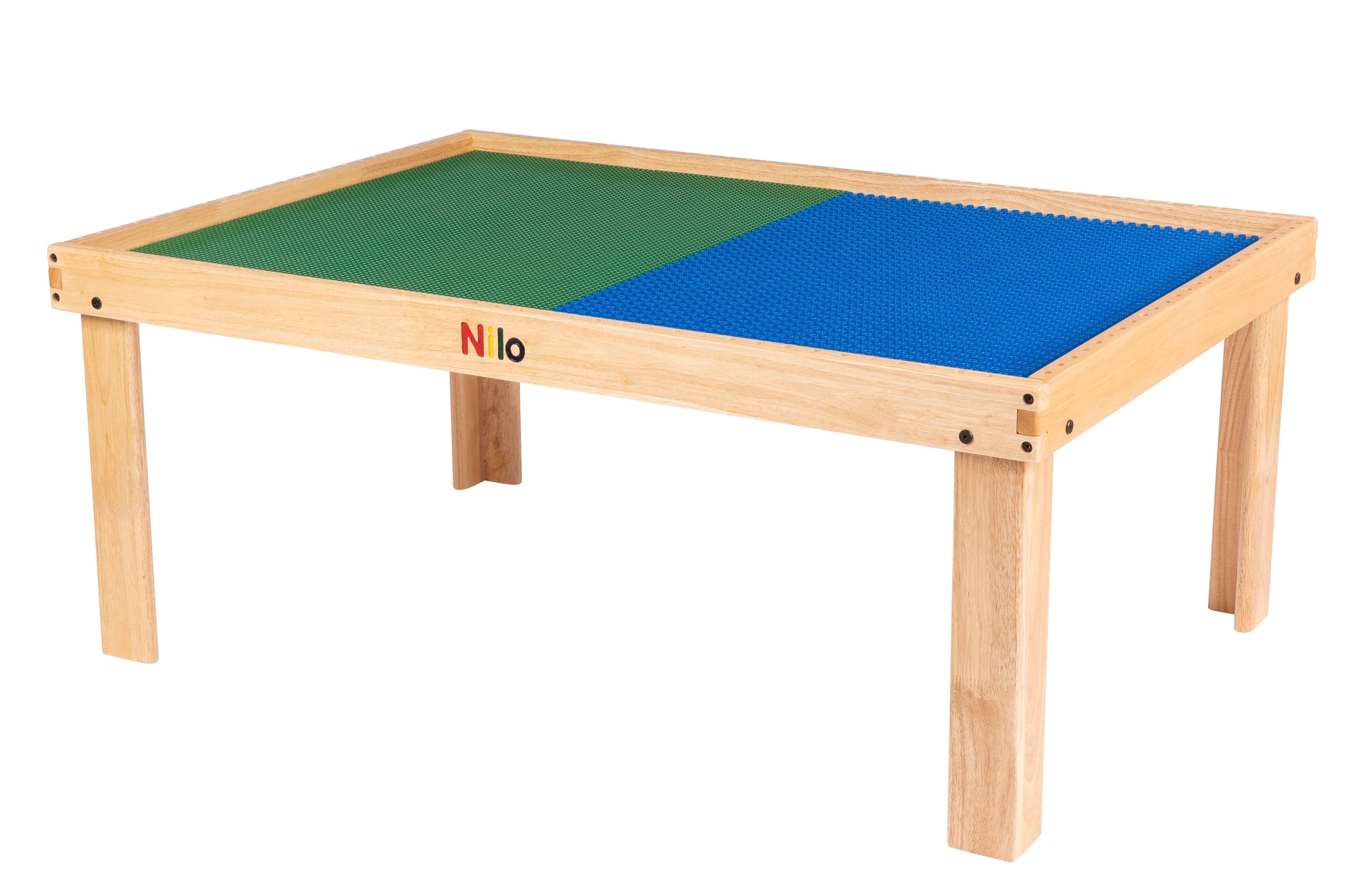 Two Green & Two Blue Nilo® Baseplates (Compatible with Lego/Duplo®) - thumbnail 3