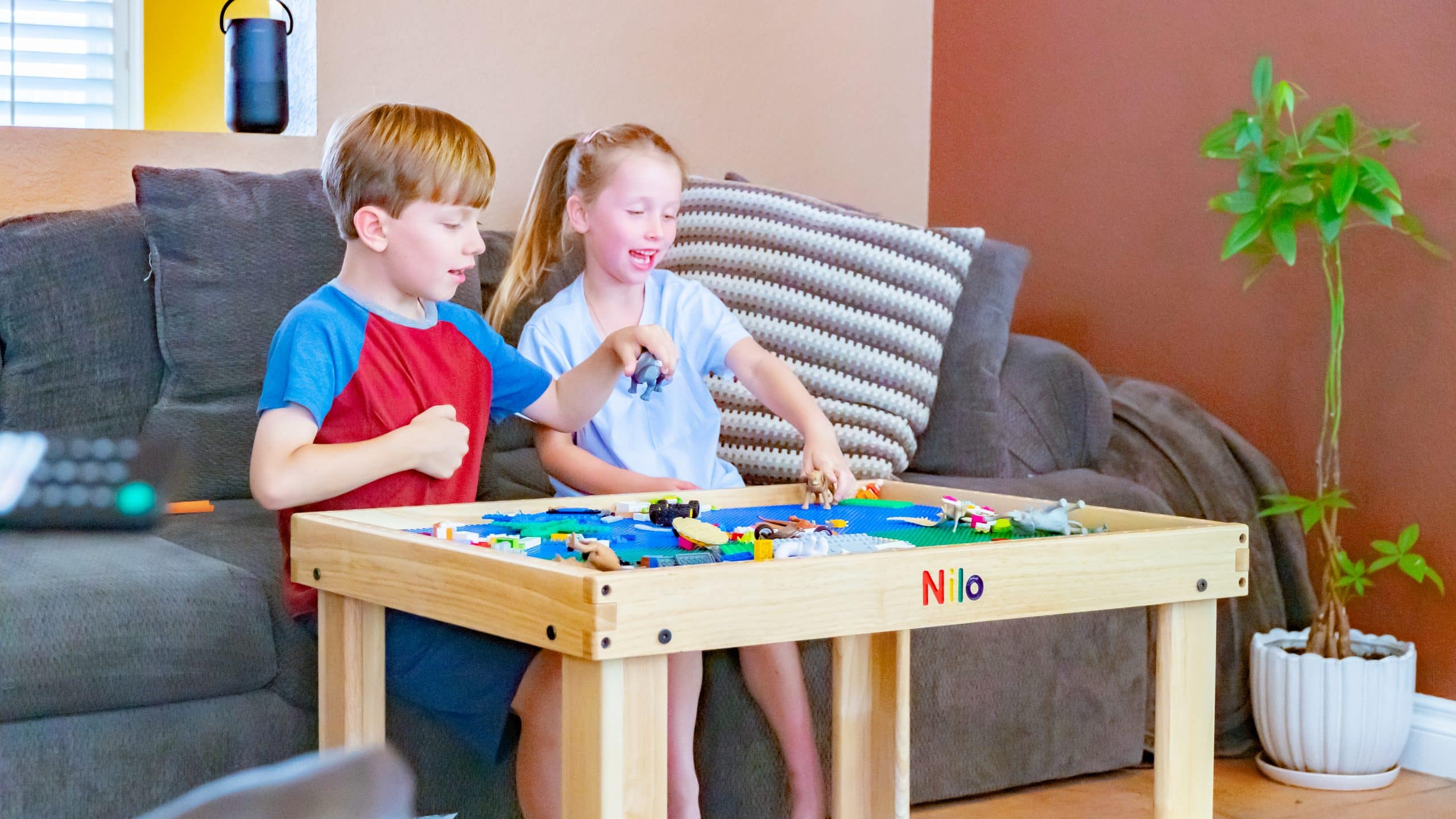 Two Blue Nilo® Baseplates (Compatible with Lego/Duplo®) - thumbnail 7