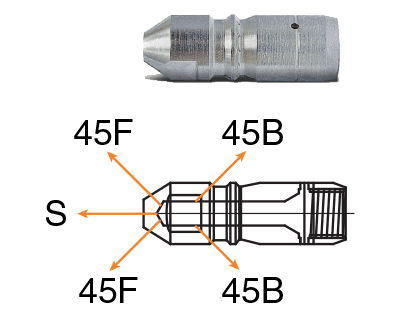 Standard Nozzles, 20,000 psi