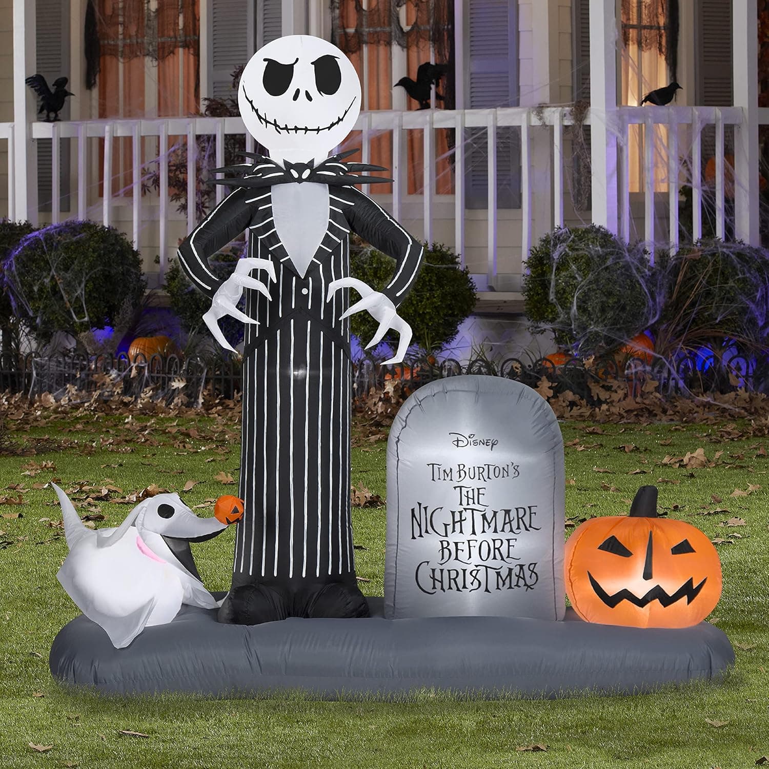Gemmy Jack Skellington Inflatable, Multi