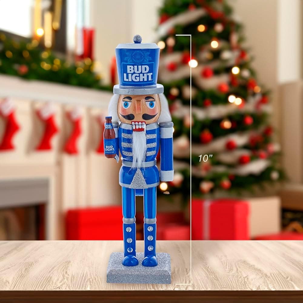 Budweiser Kurt Adler 10-Inch Bud Light Nutcracker - thumbnail 3