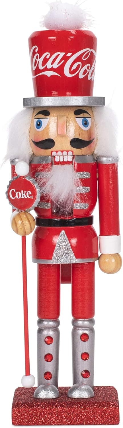 Coca-Cola Kurt S. Adler 10-Inch Wooden Nutcracker - thumbnail 2