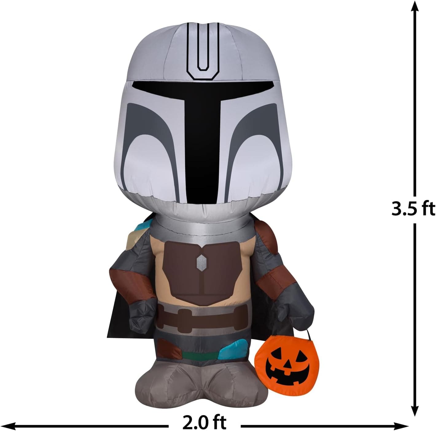 Gemmy Airblown Halloween The Mandalorian Star Wars - thumbnail 3