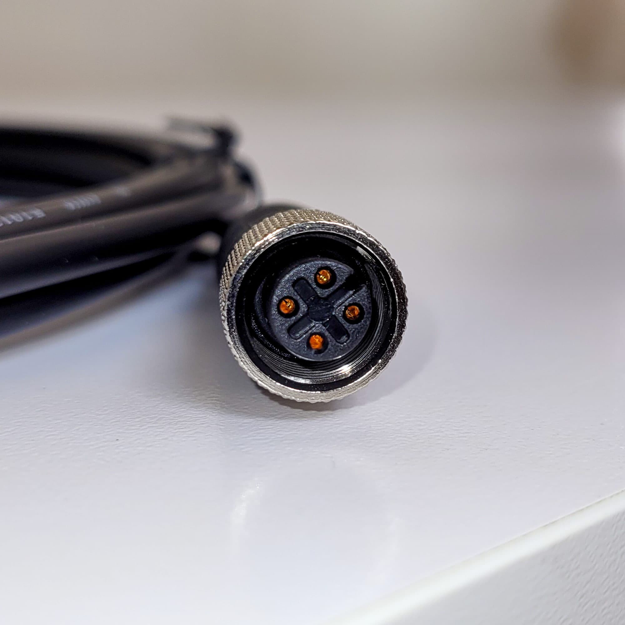 24v DC Input Cable (12 ft / 3.7m) for Single Light Unit LED-1936 Machine Lights - thumbnail 3