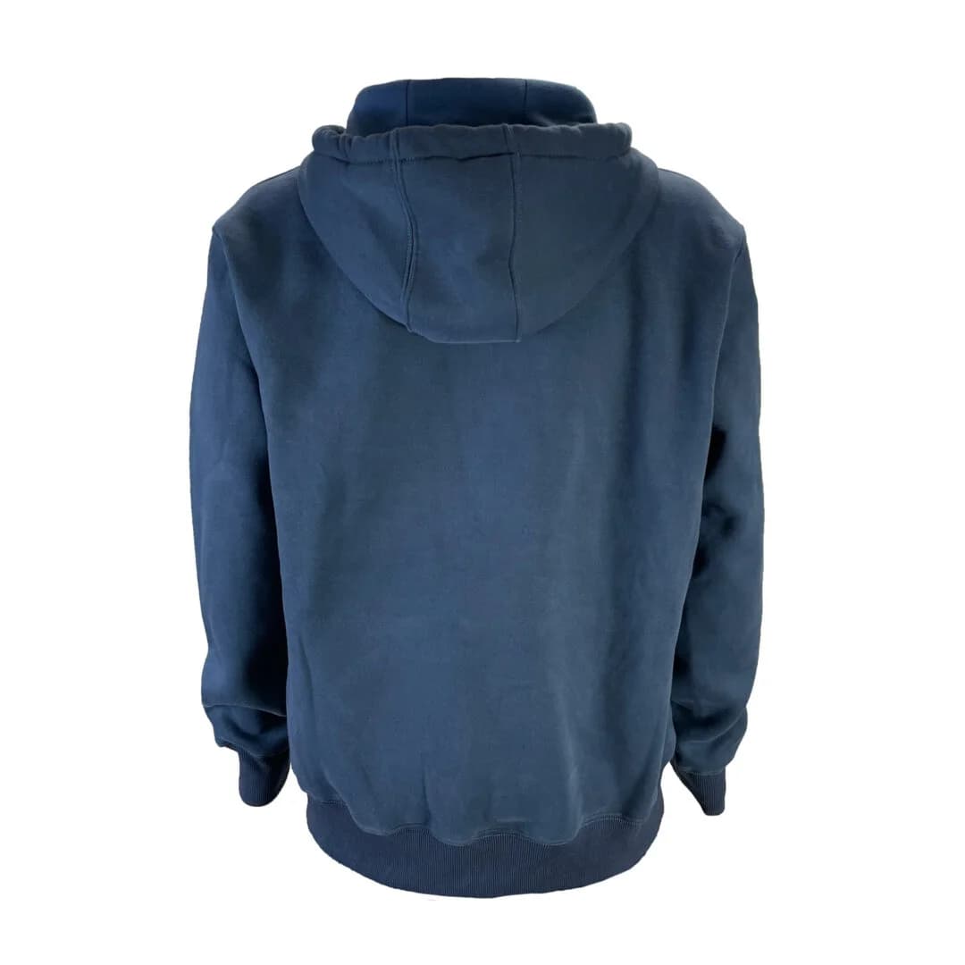 Navy Blue Full Zip Hoodie - thumbnail 4