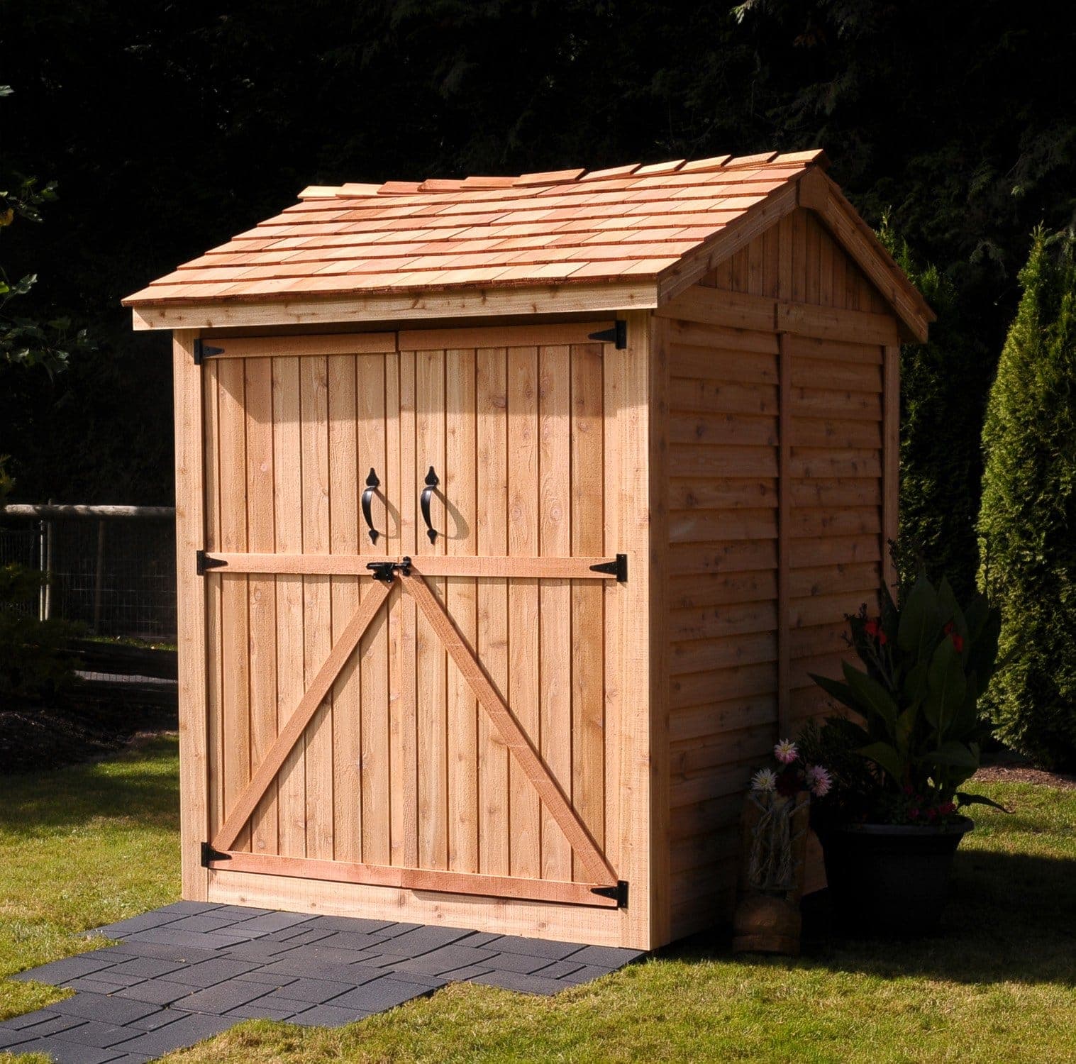6×6 Western Red Cedar – Maximizer Shed – All-Purpose Storage Kit - thumbnail 9