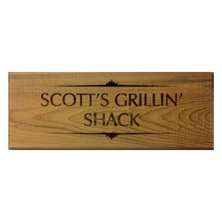 Western Red Cedar Custom Plaque – Engraved Cedar Sign - thumbnail 8