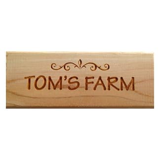 Western Red Cedar Custom Plaque – Engraved Cedar Sign - thumbnail 3