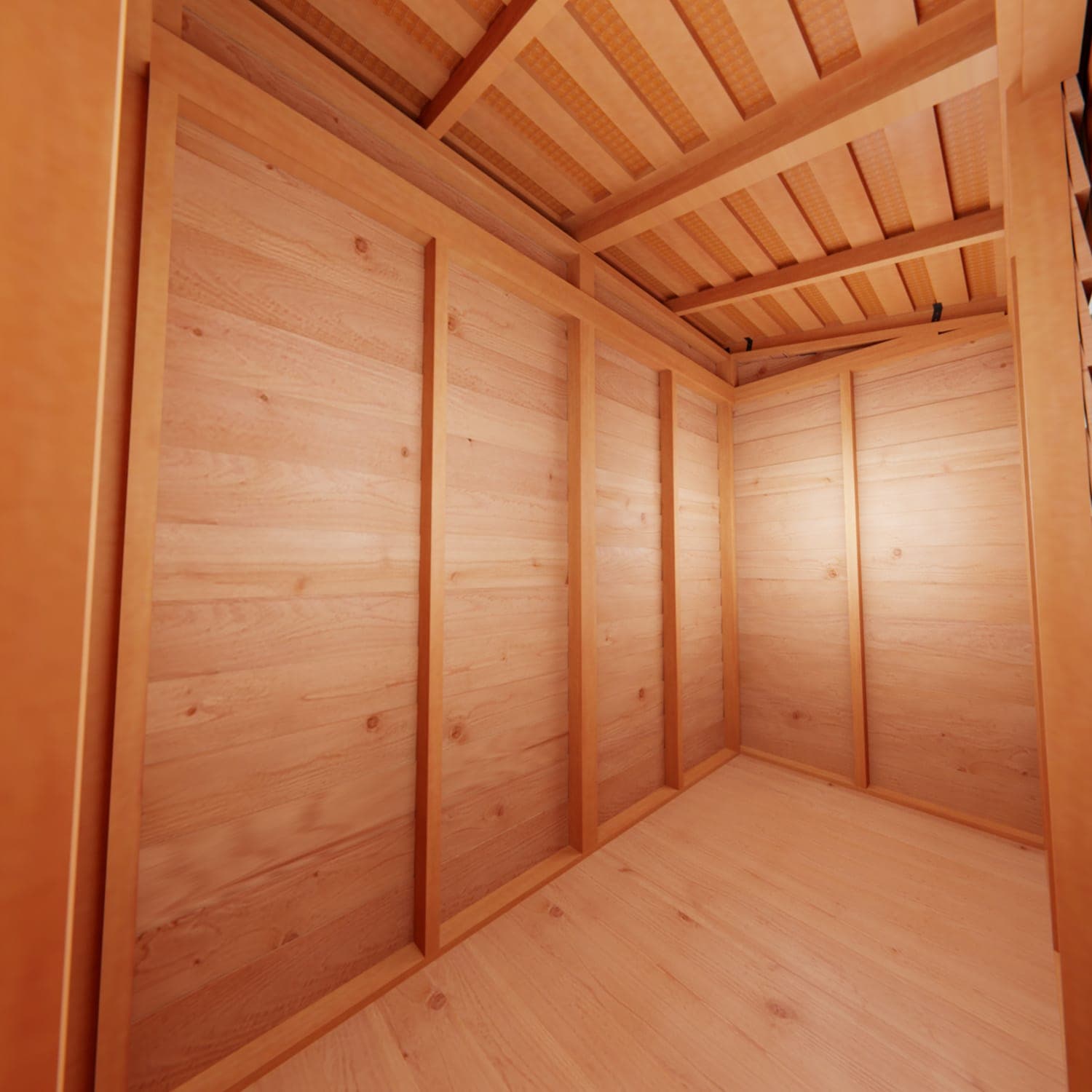8×4 Cedar Shed – SpaceSaver Side Door – Lean-To Storage Kit - thumbnail 9