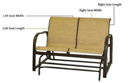 Replacement Loveseat Sling