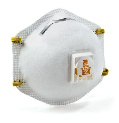 3M – 8511 Paint & Sanding N95 Cool-Flow Valved Respirator, 10-Pack White