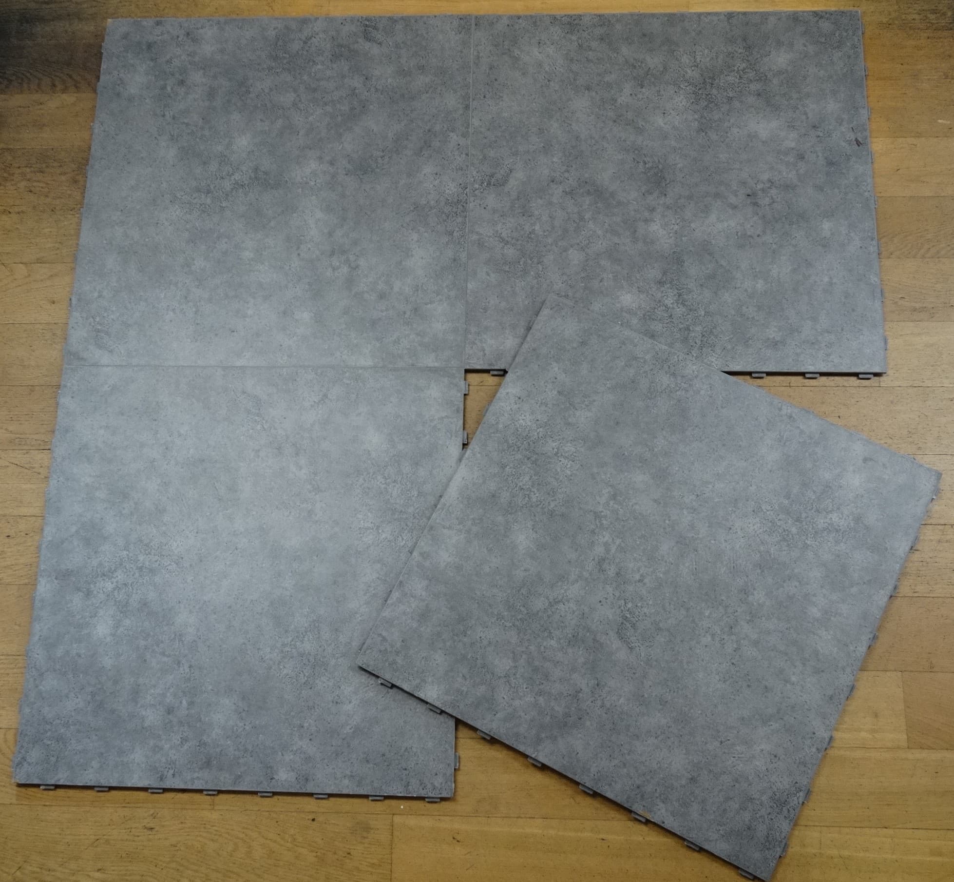 Laminate Tile 23.5″ X 23.5″ X 12MM Asher Gray - thumbnail 2