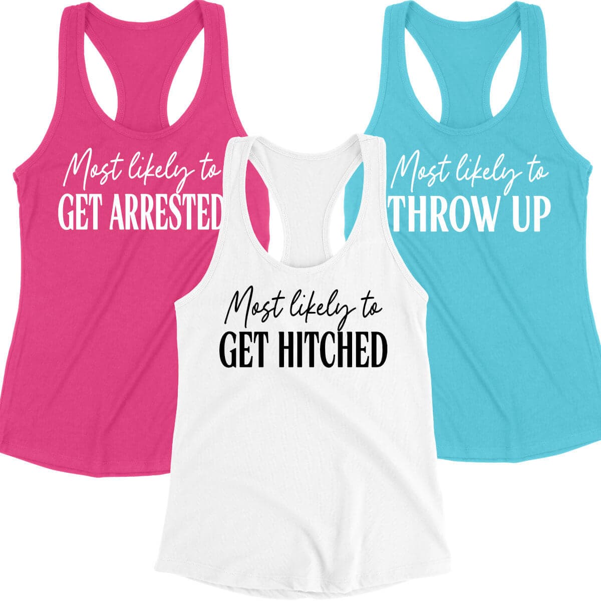 “Most Likely to” Bachelorette Party Tank Top