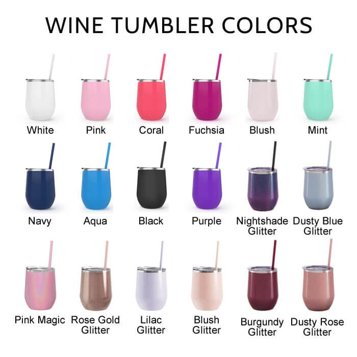 Wine Tumbler with Name & Heart - thumbnail 3