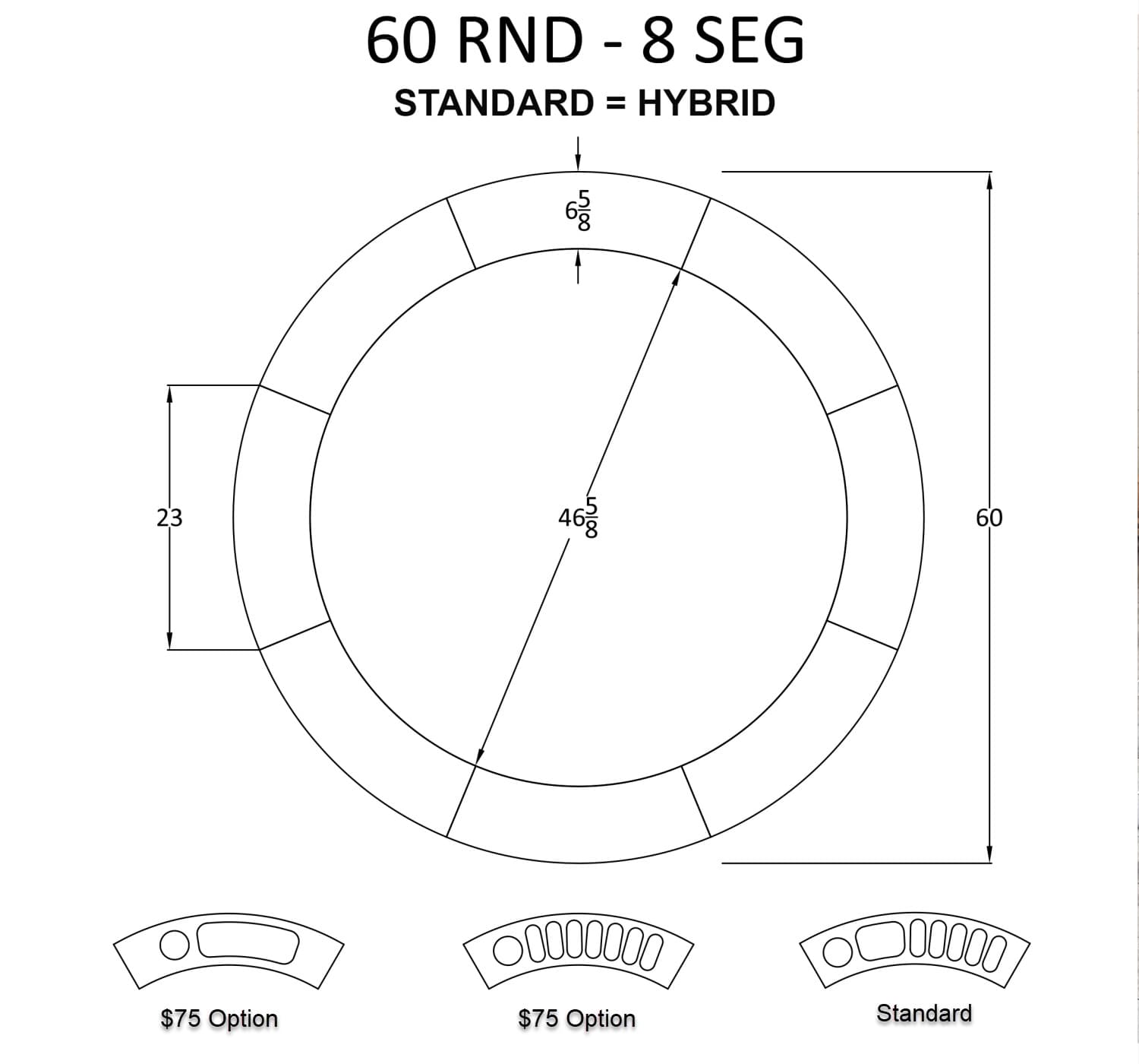 Menlo Poker Dining Table - thumbnail 3
