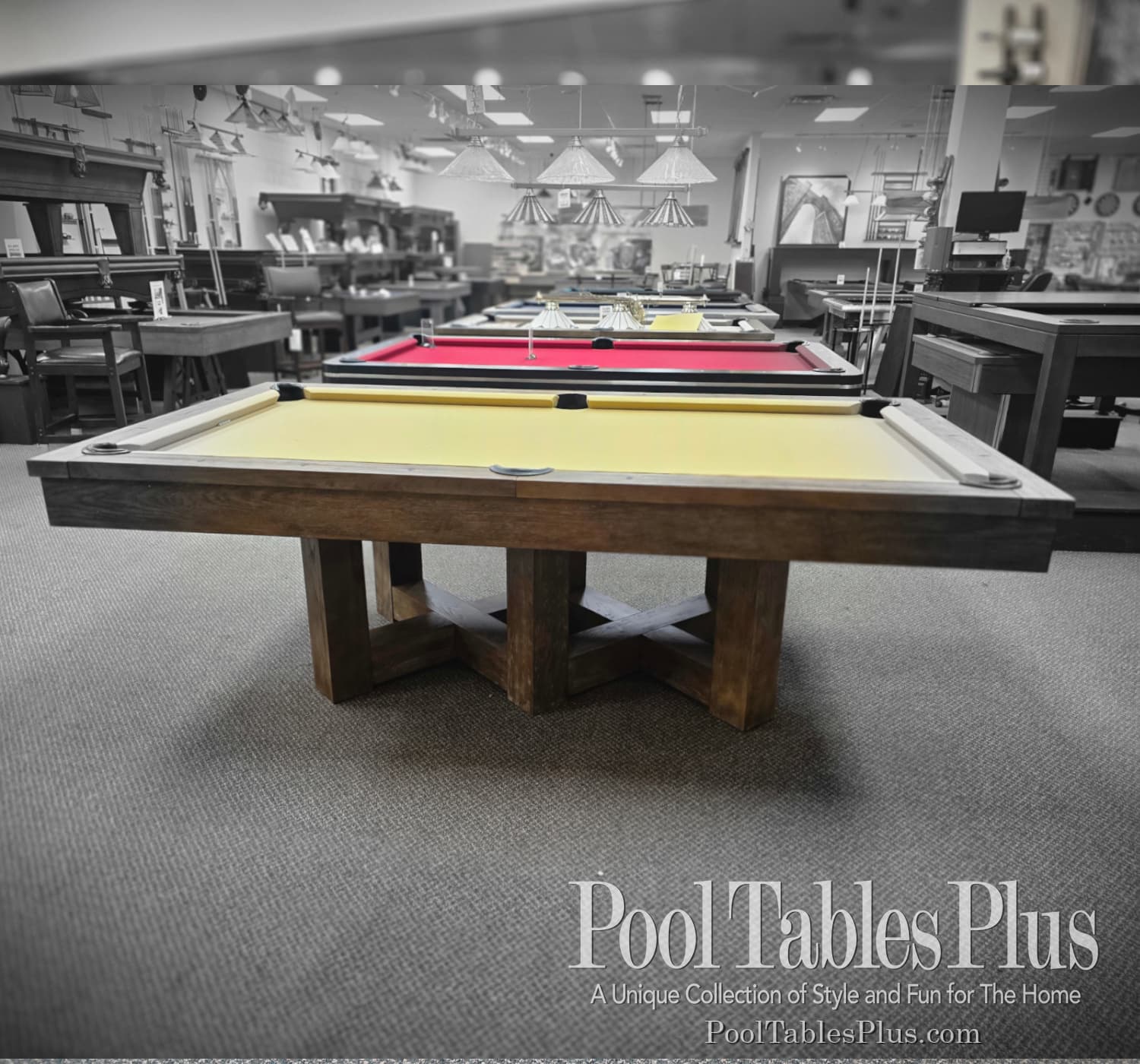 Knob Creek 8′ Pool Table - thumbnail 3