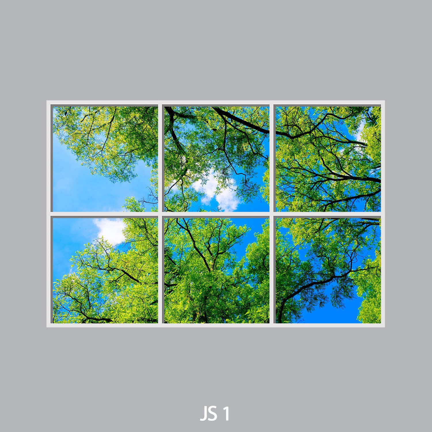 Sky ceiling, 3×2 panels