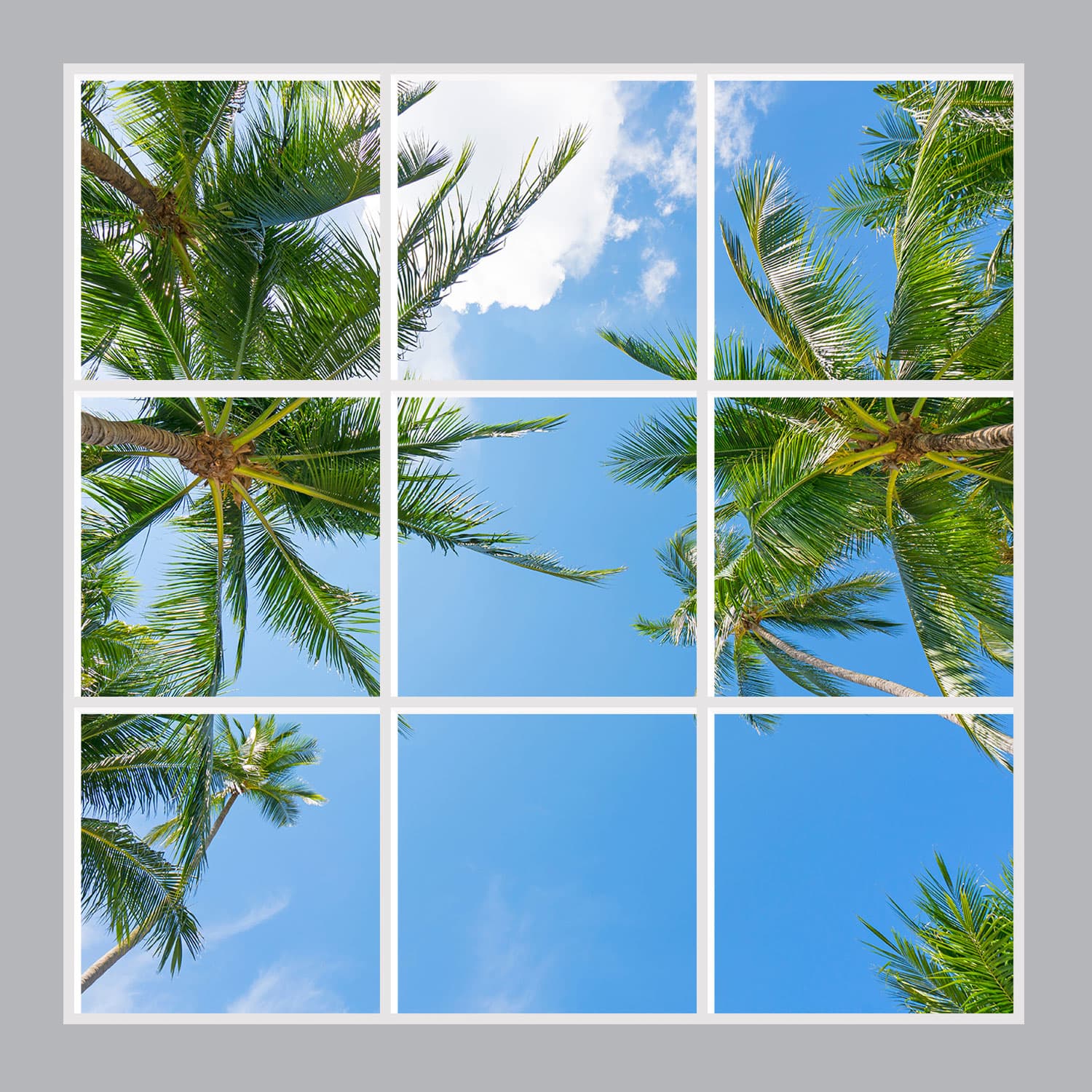 Sky ceiling, 3×3 panels