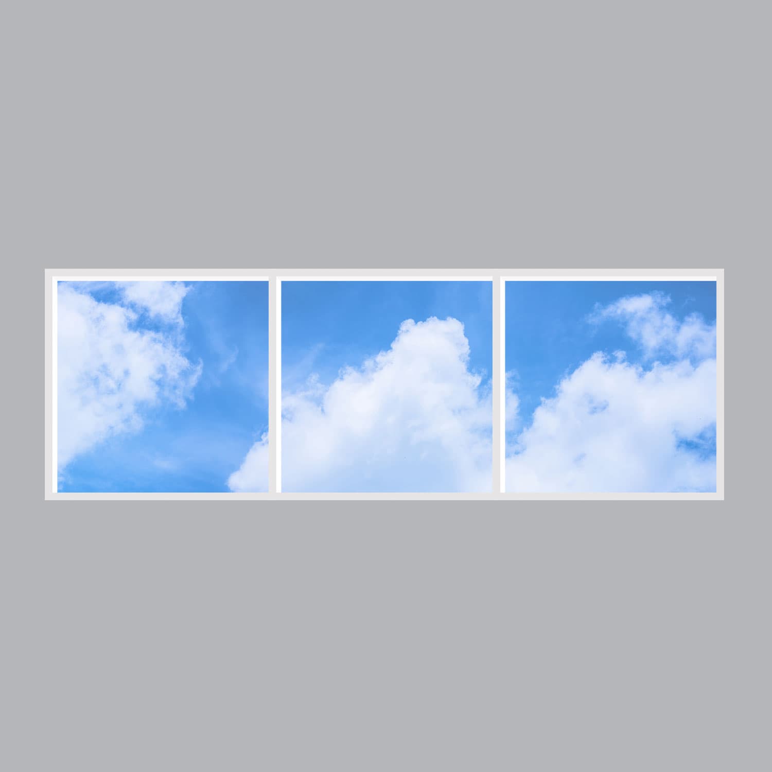Sky ceiling, 3×1 panels