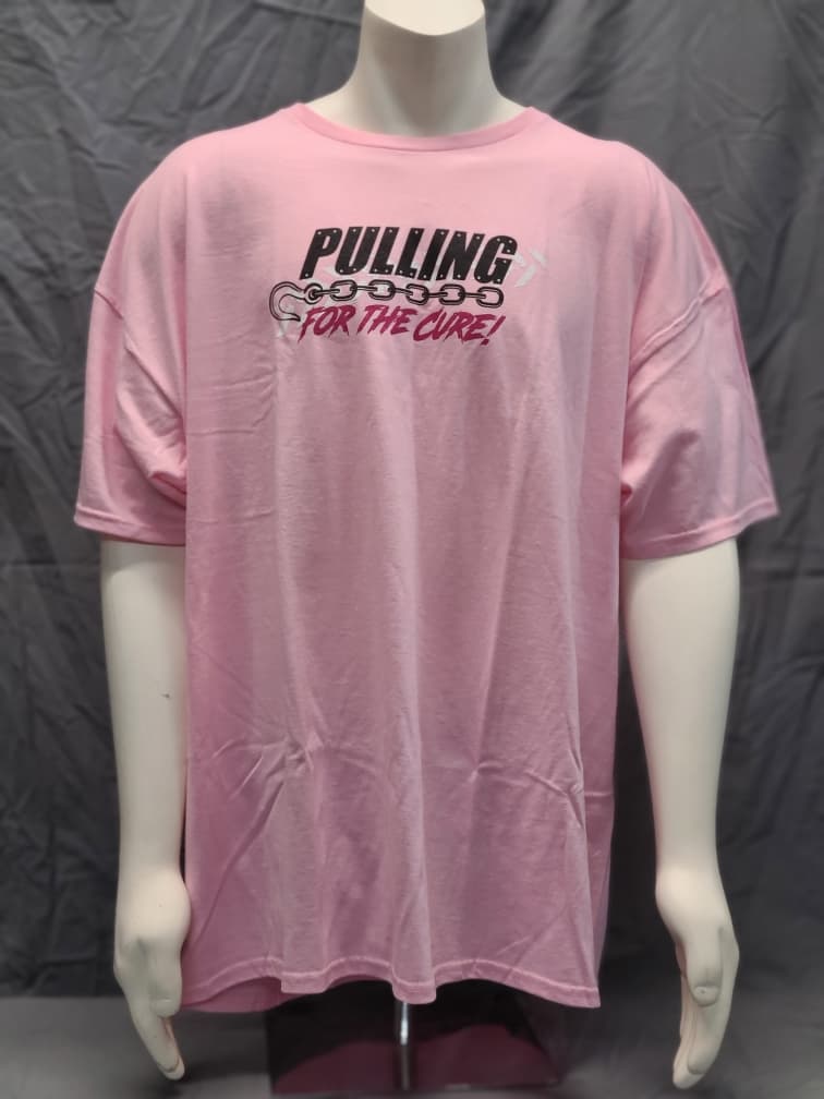 Pulling for a Cure Pink T-shirt