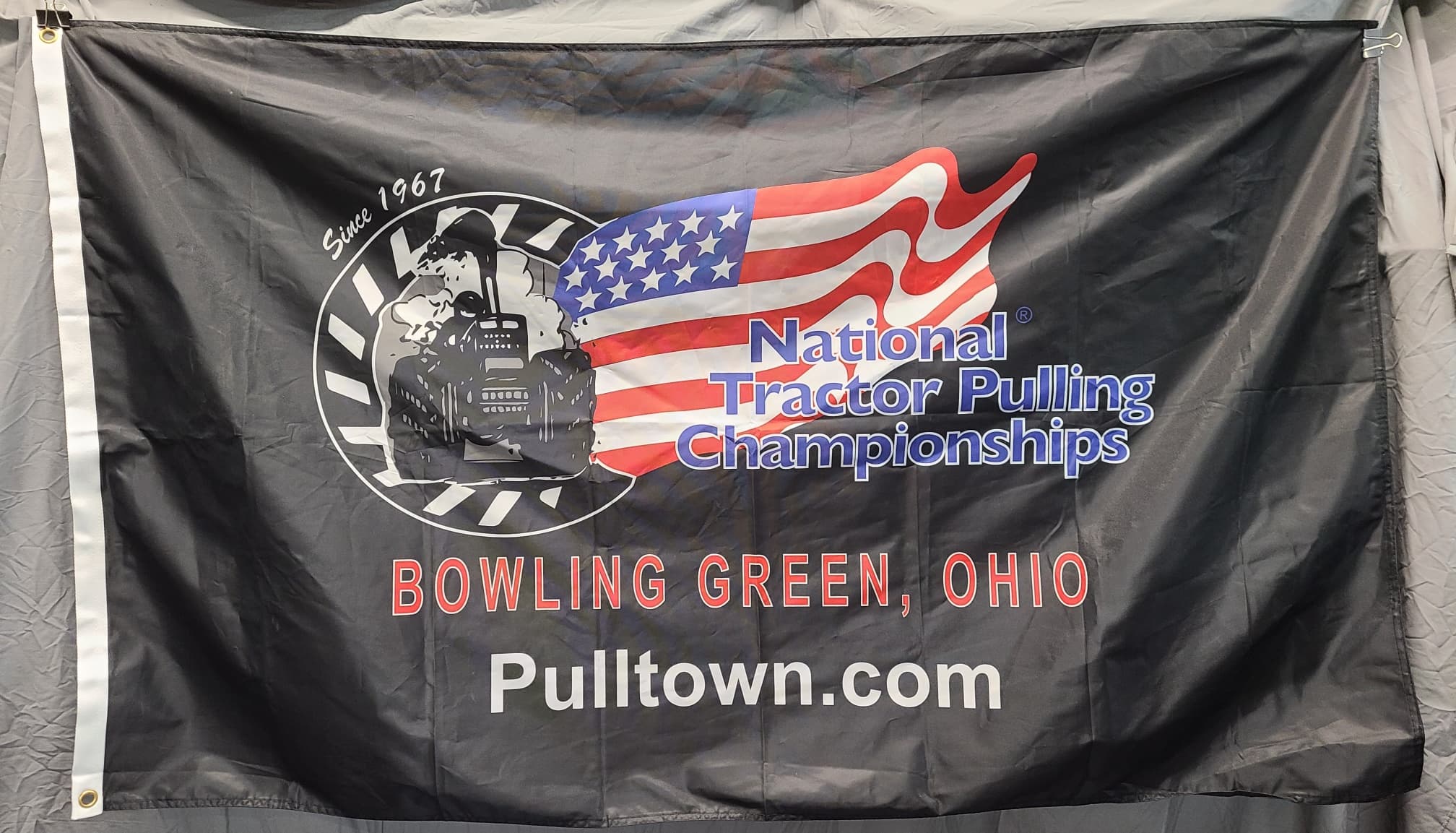National Tractor Pulling Championships Flag (Black)