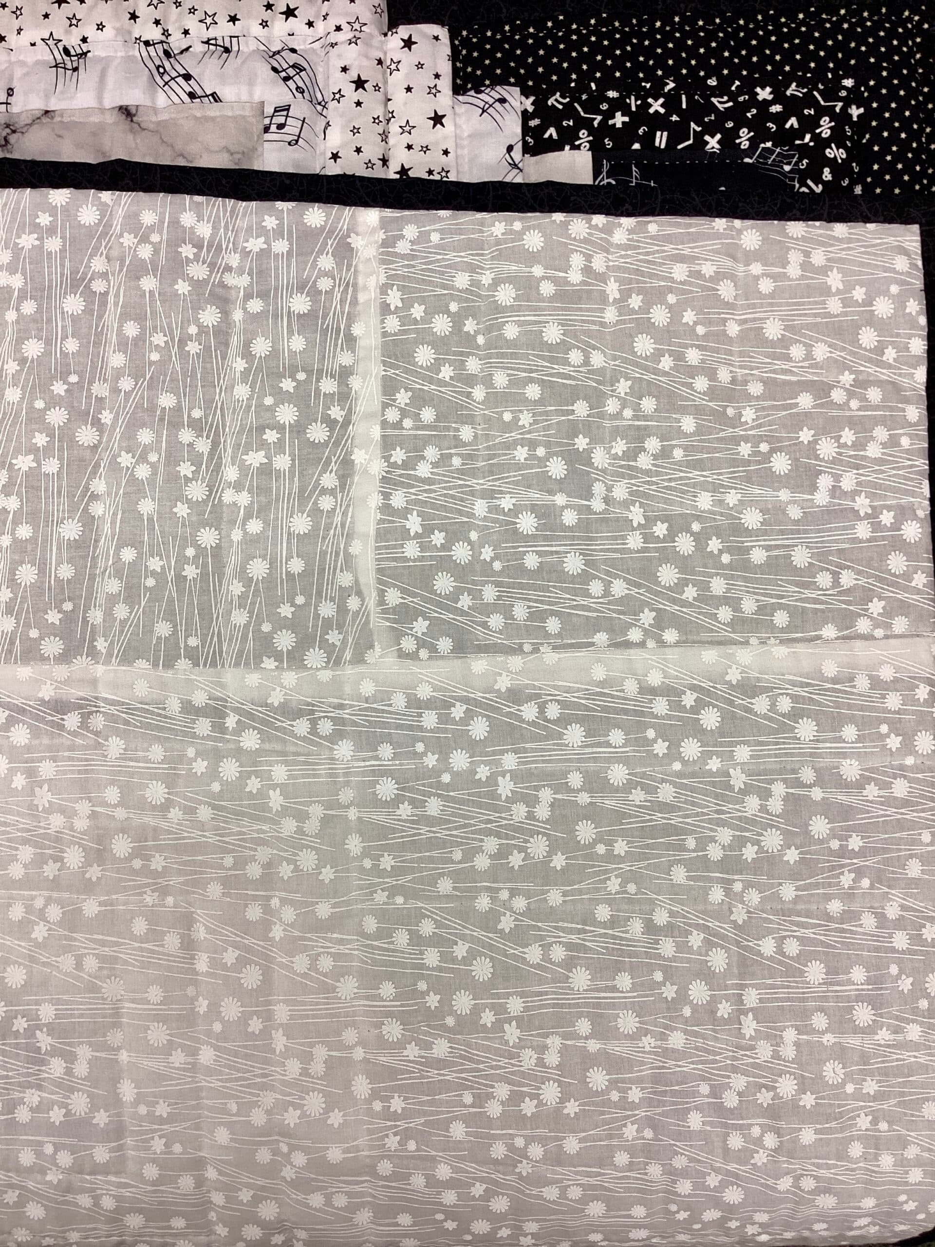Black and White Log Cabin - thumbnail 2