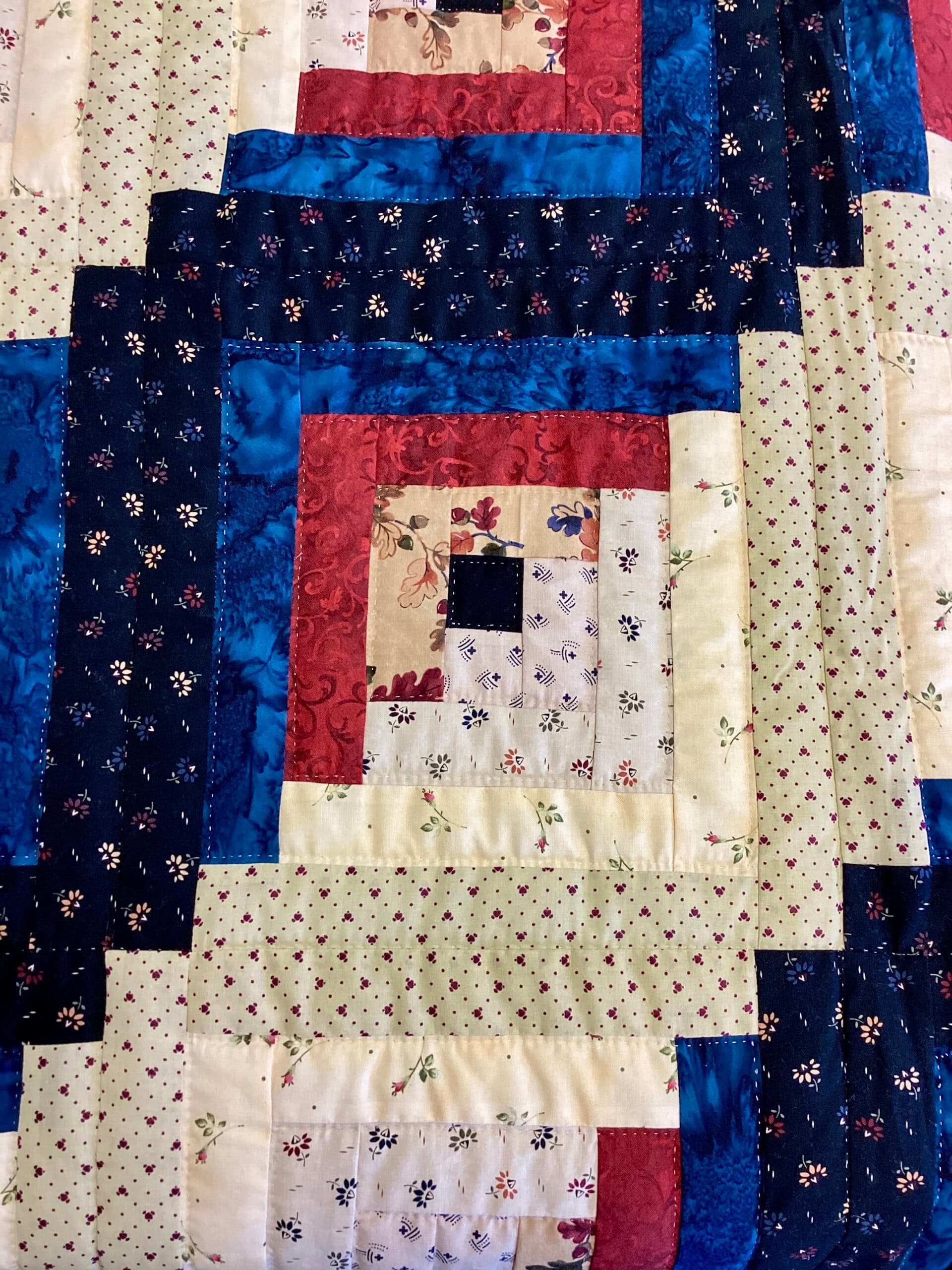 Floral Log Cabin - thumbnail 3