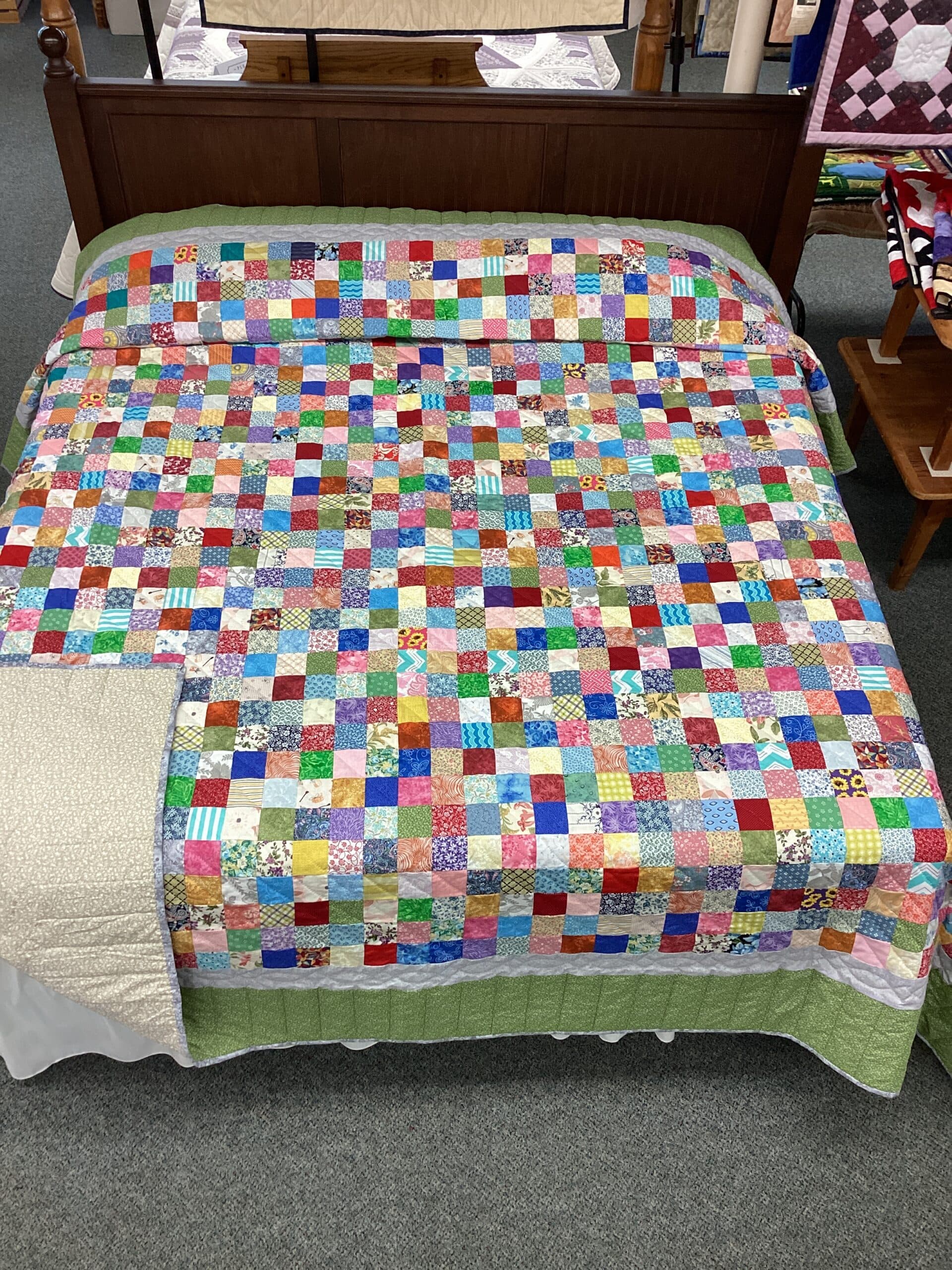 Scrappy Quilt In Brights