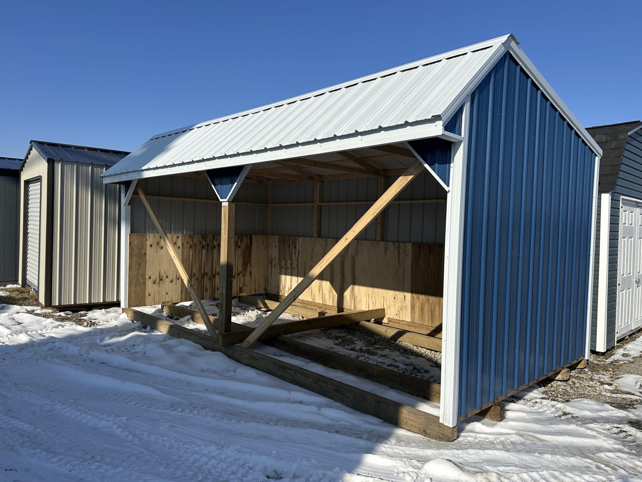 10×20 Open Horse Barn