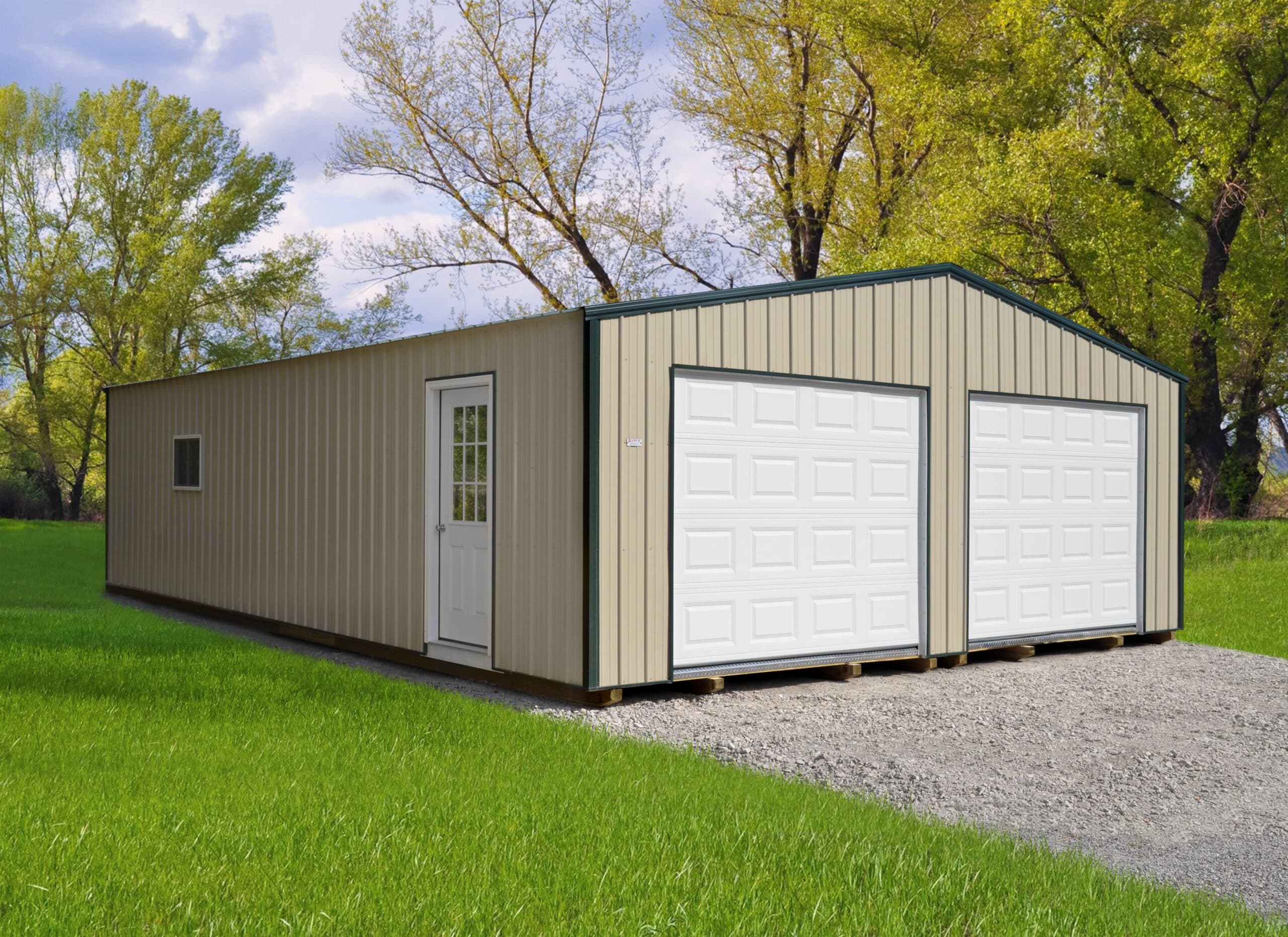 24×24 Two Car Garage