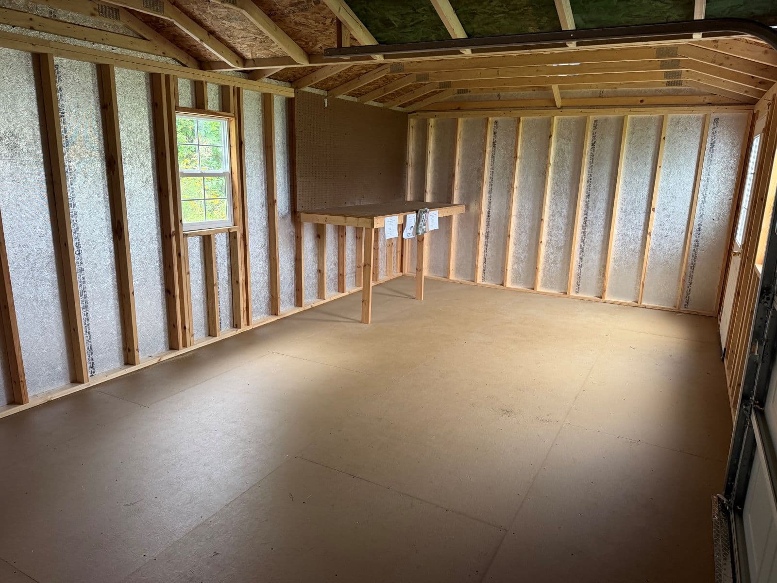 14×24 Garage /Storage Shed Combo - thumbnail 2