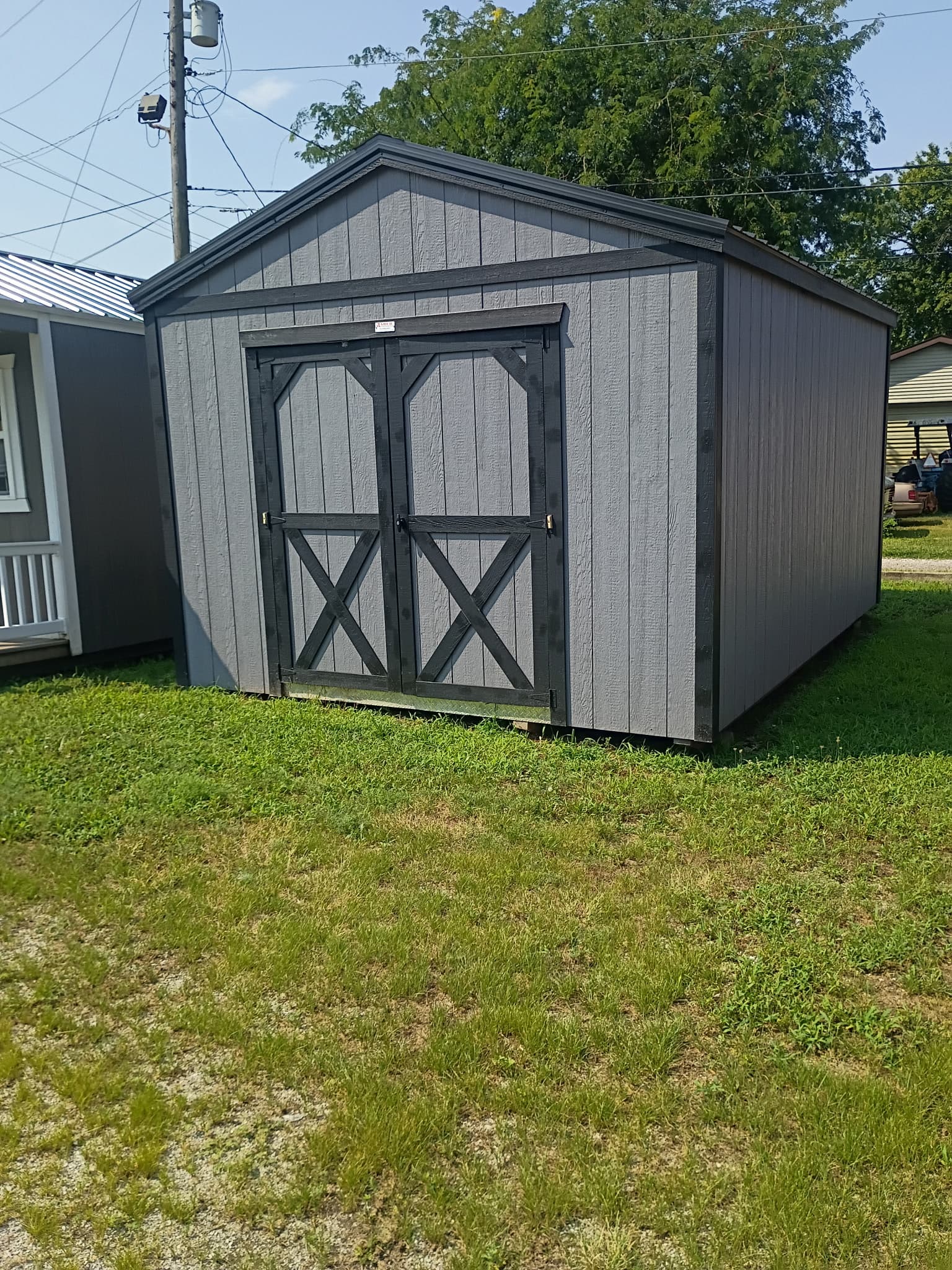 12×16 Painted Utility Shed