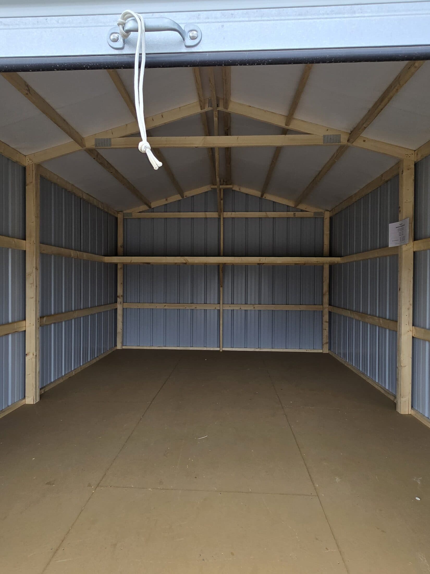 12×16 Economy Storage Shed - thumbnail 2
