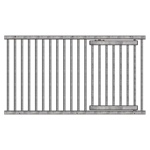 65″ Welded Grillwork Section - thumbnail 3
