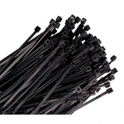Plastic Zip Ties- Black/White- Several Lengths - thumbnail 4