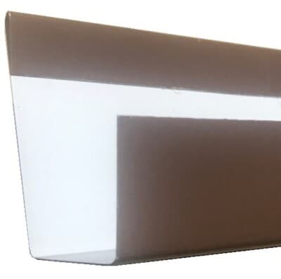 “Metalmax” Steel Ground Channel “J” Rail- 10′ 6″ Length - thumbnail 3