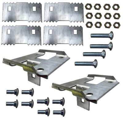 Double Longitudinal Hardware for Xi2 Asphalt System (I-Beam Perimeter Framework)