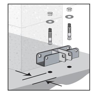 Optional Extra Hardware for Xi2 Dry Concrete Lateral System - thumbnail 3