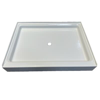 “Kinro Composites” 40 x 54 Center Drain- White Permalux