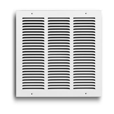 Wall Return Air Grill- Louvered- White- 12″ x 20″, 14″ x 20″
