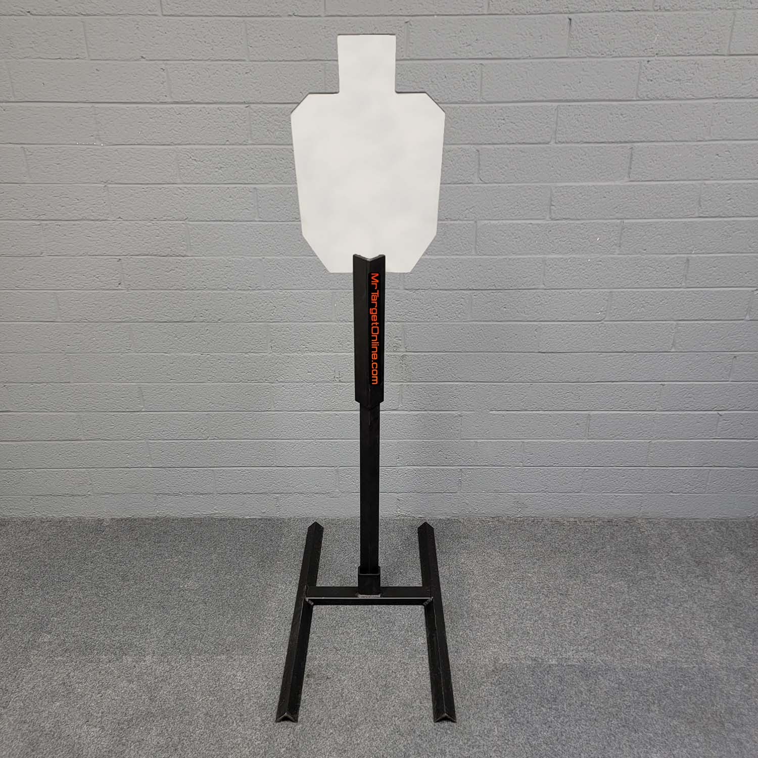 MR TARGET The Original MR TARGET® 2/3rd Scale IPSC – Armored Steel Shooting Target Silhouette