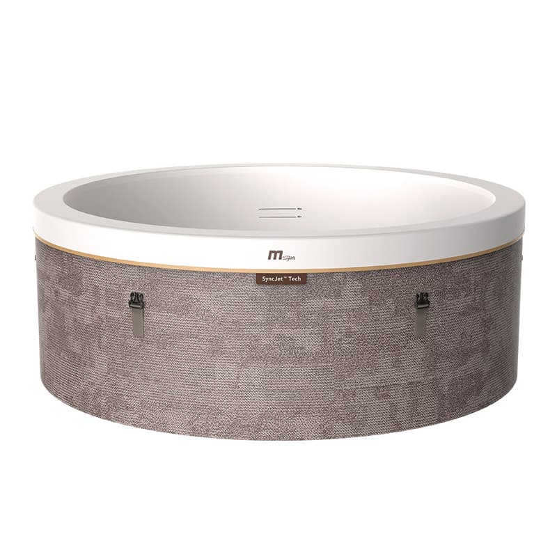 MSPA Verto Series – COCOON-ECO Luxury 2-6 Person Portable Backyard/Outdoor Hot Tub Spa w/ UVC Sanitizer & Anti-icing System