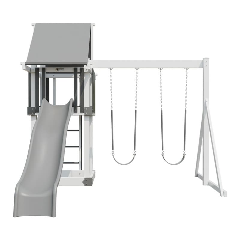 Harvest Ridge Fort Vinyl Swing Set / Playset - thumbnail 3