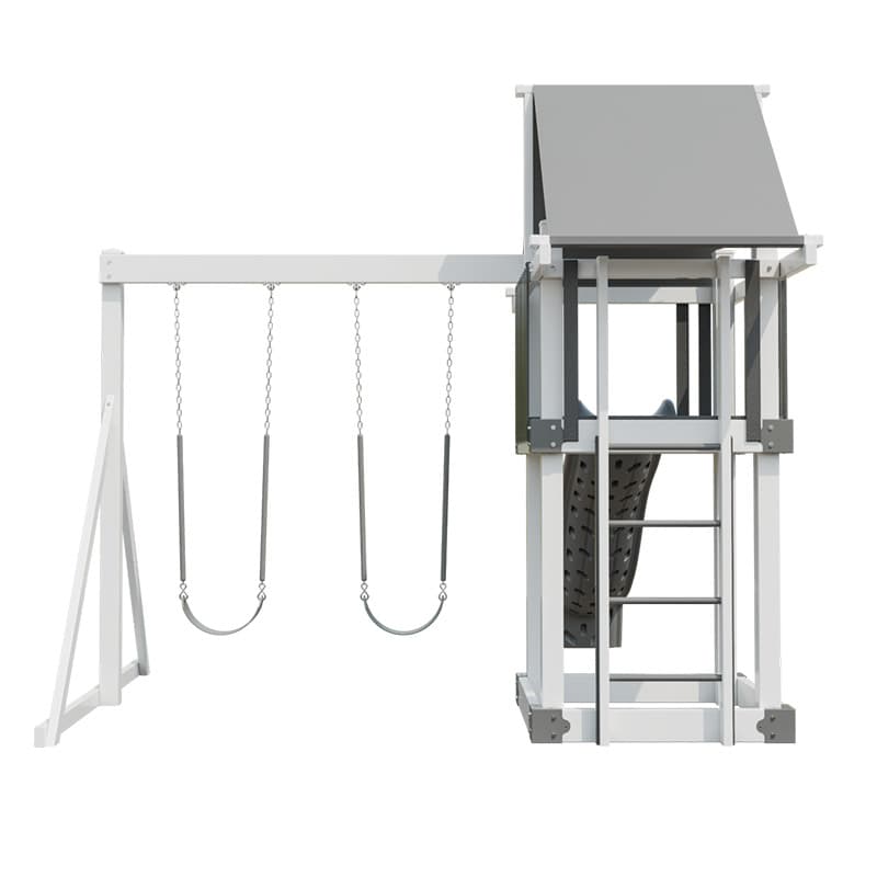 Harvest Ridge Fort Vinyl Swing Set / Playset - thumbnail 4