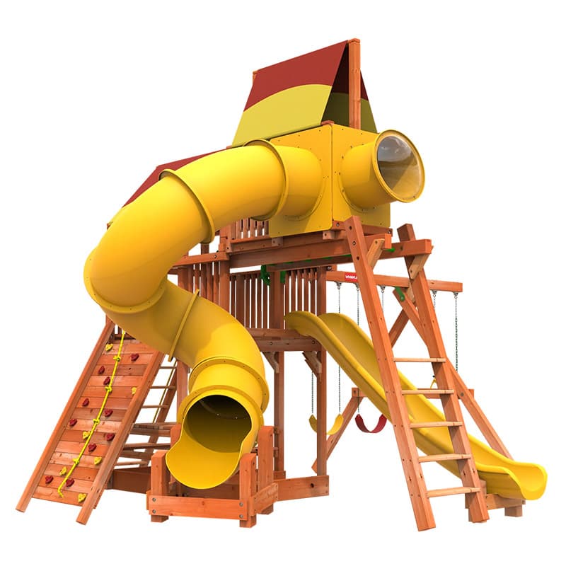 Woodplay 6′ Playhouse XL Combo 5