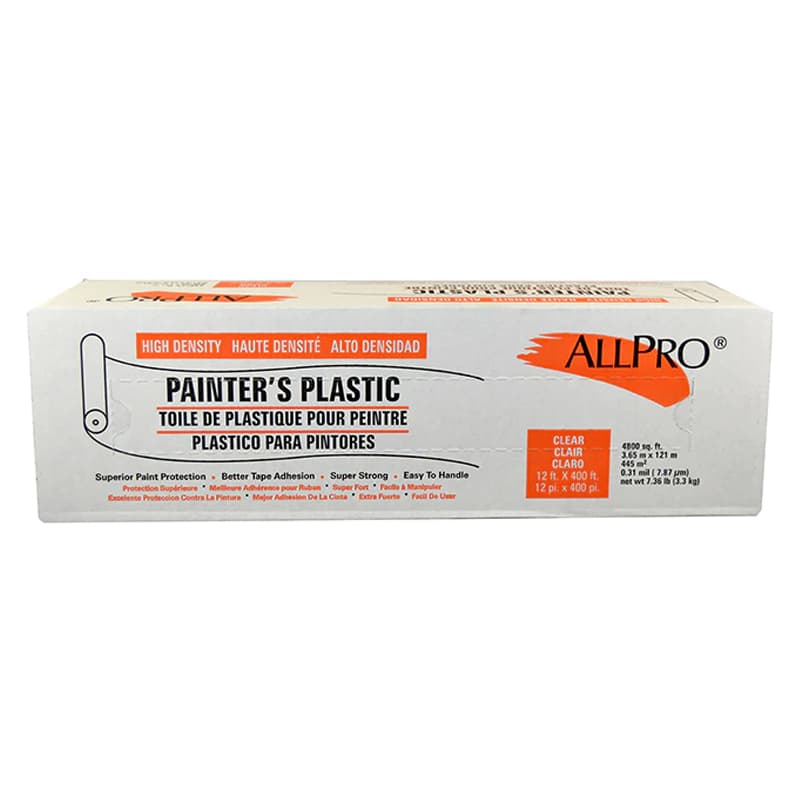 All Pro Painter’s Plastic — 12×400 (.31 mil)
