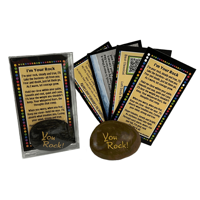 YOU ROCK! Worry Stone Package
