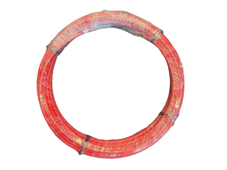 Red 7mm Fiberglass Camera Cable – 45 feet – RotoVision Camera