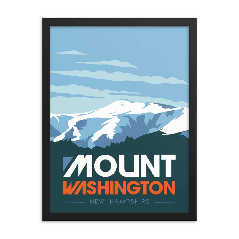 Mount Washington Framed Poster