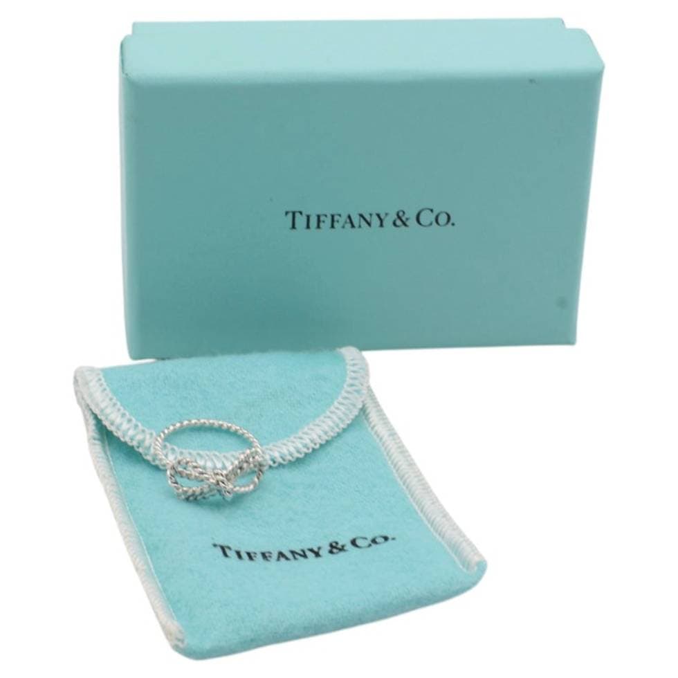 Tiffany & Co. Sterling Silver Twist Rope Bow Ring - thumbnail 5